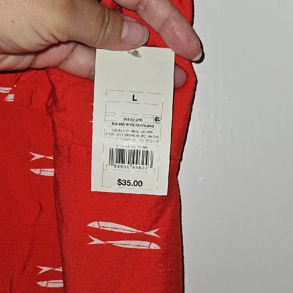 NWT A New day Red Maxi Dress Size L - Picture 4 of 6